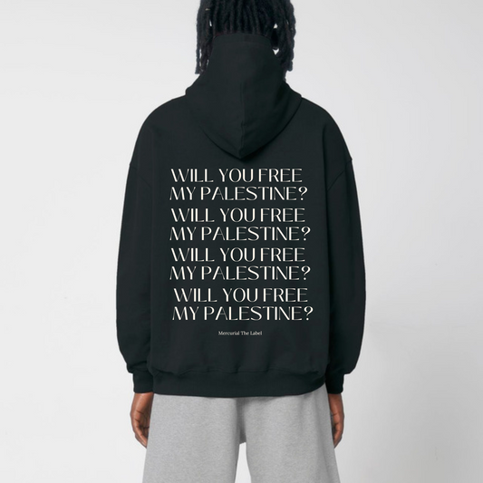 Save Palestine Hoodie - Black