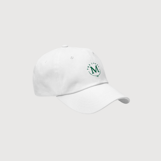 Cap mit Logo Stick - Weiß/Kelly Green