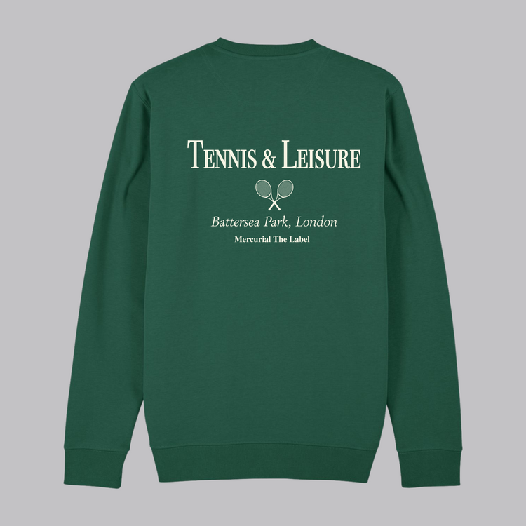 London Tennis Sweatshirt - Pine Green