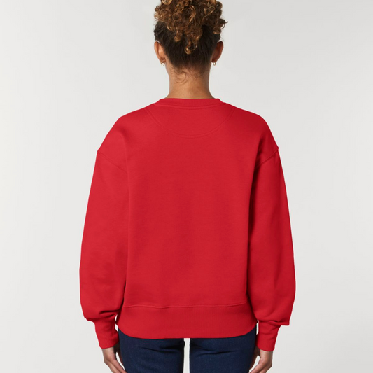 Oversized Logo Sweatshirt - Rot